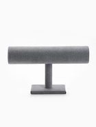 Подставка для часов, браслетов и цепочек «QF. Флок», d=5 см, 23.5×7×14 см, серая - Фото 2