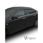 Ветровики Vinguru для Nissan Almera 2012-2016, седан, накладные, скотч, 4 шт - Фото 8