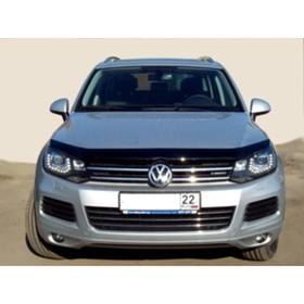 Дефлектор капота темный Volkswagen Touareg 2010-2016, NLD.SVOTOU1012