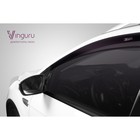 Ветровики Vinguru для Nissan Tiida 2004-2014, хэтчбек, накладные, скотч, 4 шт - Фото 10