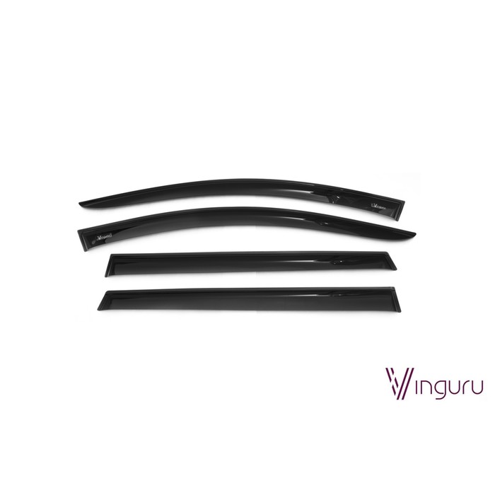 Ветровики Vinguru для Opel Insignia Sports Tourer 2008-2015, универсал, накладные, скотч, 4 шт
