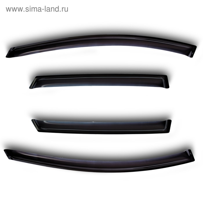 Ветровики, 4 двери, Toyota RAV4 2006-2012, NLD.STORAV0632 - Фото 1