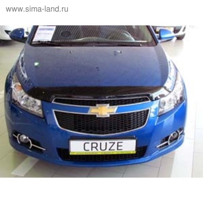 Дефлектор капота темный Chevrolet Cruze 2009-2016, седан, NLD.SCHCRU0912 - Фото 1