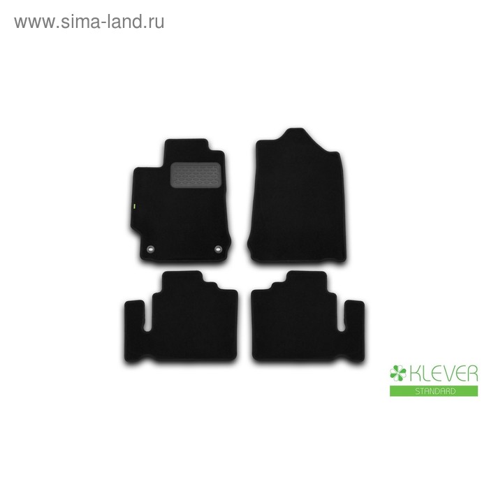 Коврики в салон Klever Standard TOYOTA Camry 2011-2016, сед., 4 шт. (текстиль) - Фото 1