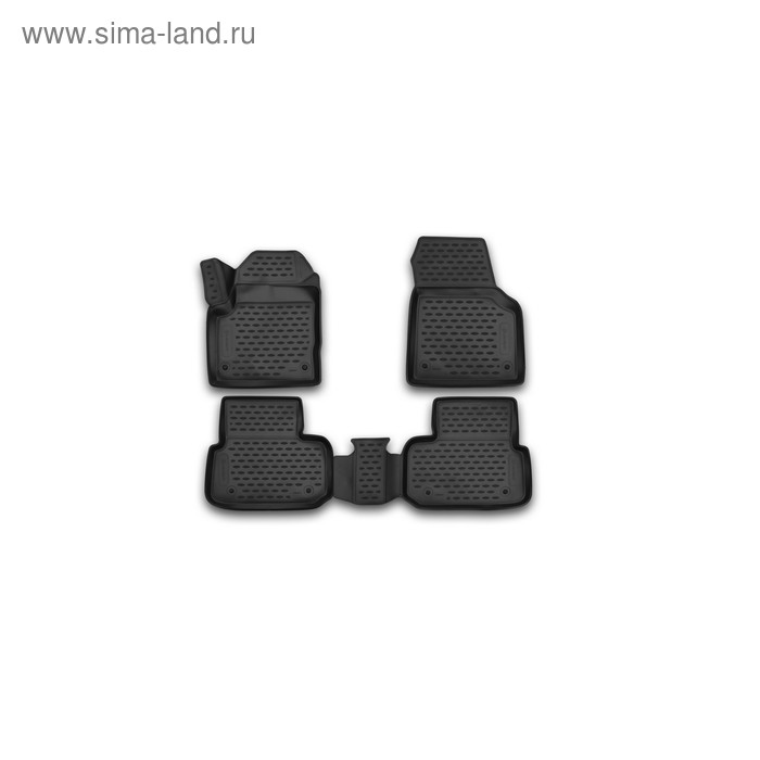 Коврики 3D в салон LAND ROVER Discovery Sport, 2014-2016, 4 шт. (полиуретан) - Фото 1