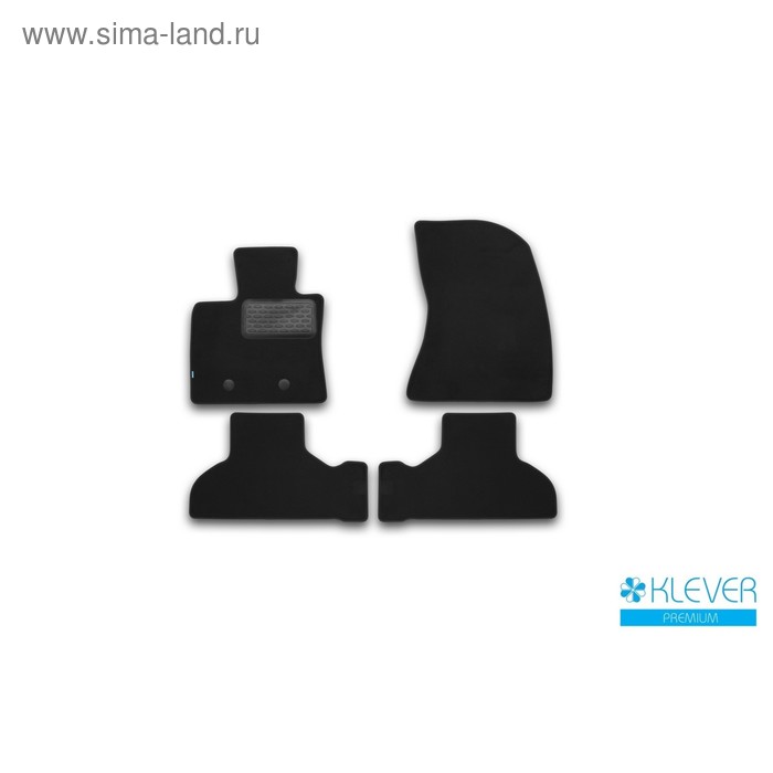 Коврики в салон Klever Premium BMW X5 F15 2013-2016, кросс., 4 шт. (текстиль) - Фото 1