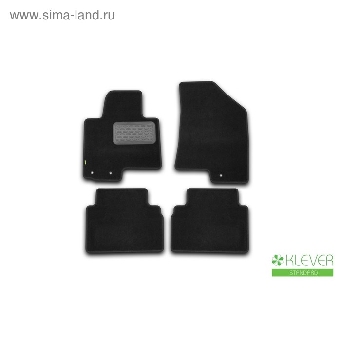 Коврики в салон Klever Standard KIA Sportage 2010-2016, внед., 4 шт. (текстиль) - Фото 1