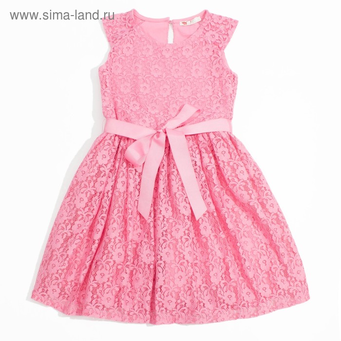 Платье нарядное для девочки, рост 116 см, цвет розовый CAK 61682  2869246 - Фото 1