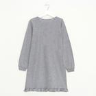 Сорочка для девочки, рост 158 см, цвет серый меланж CAJ 5319 - Фото 3