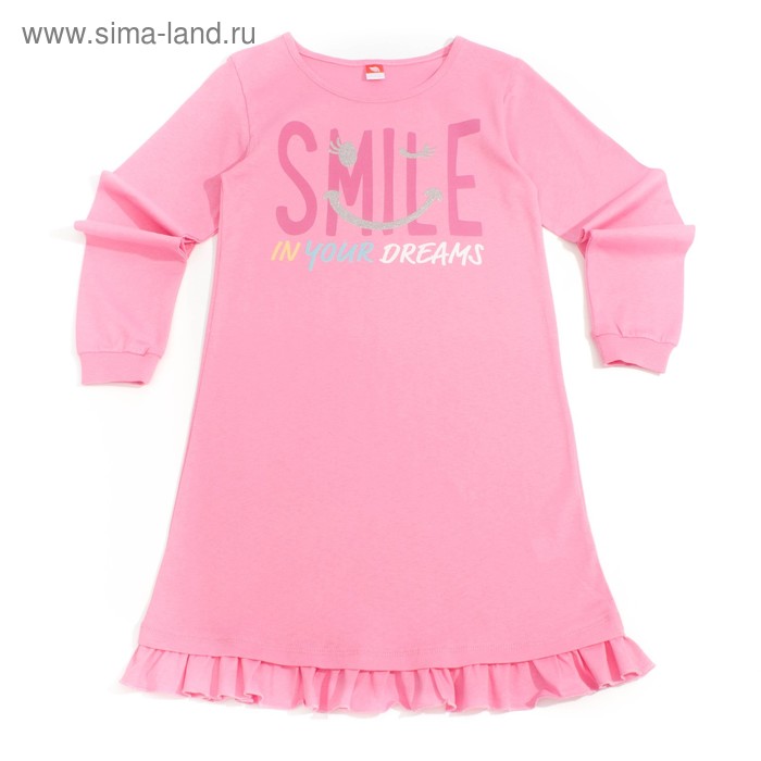 Сорочка для девочки, рост 158 см, цвет розовый CAJ 5319 - Фото 1