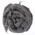 Шерсть для валяния 100% тонкая мериносовая шерсть 100гр (0214, моренго) - Фото 2