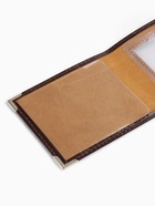 Обложка на удостоверение с окошком, коричневая - Фото 3