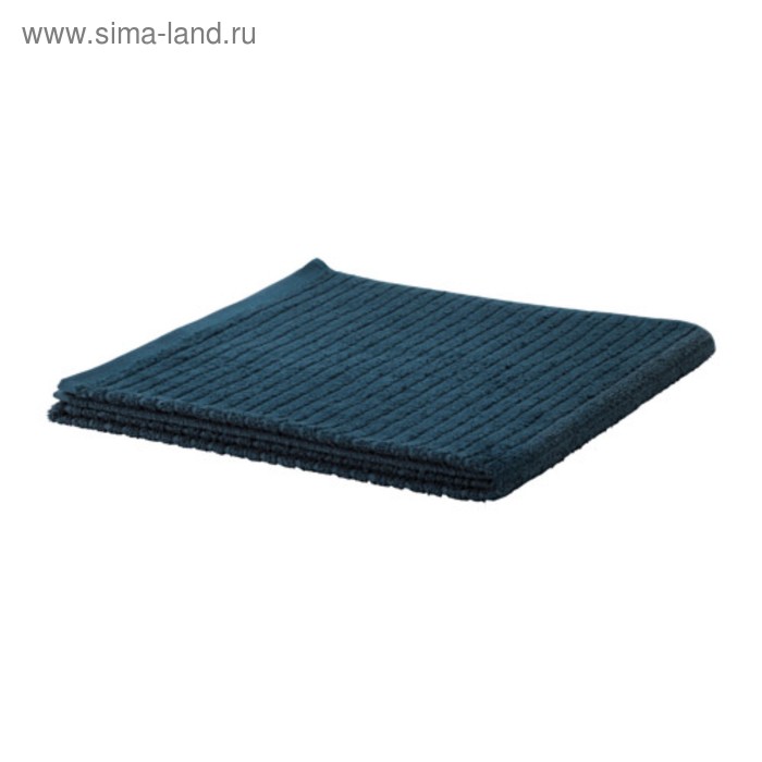 Полотенце ВОГШЁН, размер 70 × 140 см, тёмно-синий - Фото 1