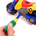 Конструктор для малышей «Мотоцикл», 21 деталь - Фото 5