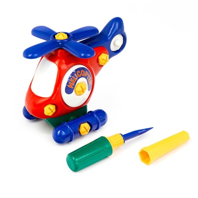 Конструктор для малышей «Вертолёт», 27 деталей