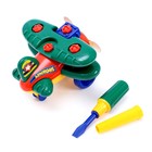 Конструктор для малышей «Самолёт», 28 деталей - Фото 3