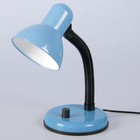 Настольная лампа 1x60W E27 синяя (диммер) 14x14x32см - Фото 1