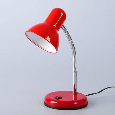 Настольная лампа 1x60W E27 красная 14x14x33см