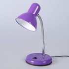 Настольная лампа 1x60W E27 фиолетовая 14x14x33см - Фото 1