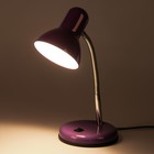 Настольная лампа 1x60W E27 фиолетовая 14x14x33см - Фото 2