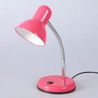 Настольная лампа 1x60W E27 розовая 14x14x33см - Фото 1