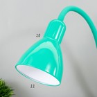 Настольная лампа "Design" 1x60W E27 зеленая (прищепка) 10,5x10,5x54см - Фото 6