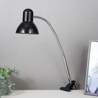 Настольная лампа 1x60W E27 черная (на прищепке) 11x9x70см - Фото 4