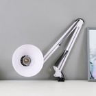 Настольная лампа 1x60W E27 белая (на струбцине) 17x17x81см - Фото 4