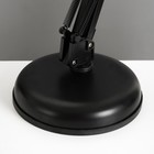 Настольная лампа 1x60W E27 черная  15,5x15,5x50см - Фото 4