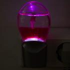 Ночник "Кроха" 0,3W (датчик освещенности) LED серебро/розовый - Фото 4
