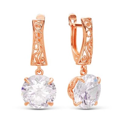 Серьги «Олимп», позолота