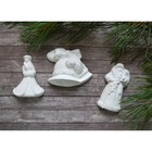 Набор для раскраски с подвесом "Новогодний со снегурочкой" 12х8см 3шт (комплект 2 шт) - фото 43558308