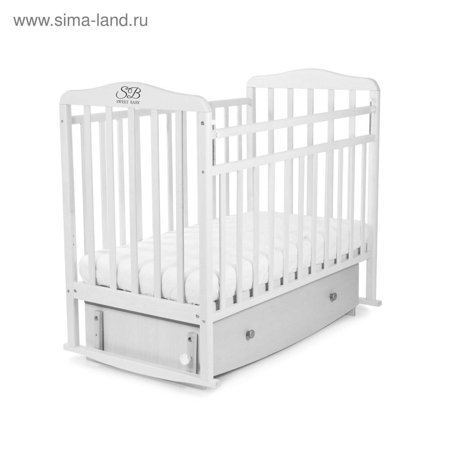 Детская кроватка материал. Кроватка маятник Митенька. Кроватка СКВ-Компани 23400 (классическая), поперечный маятник. Альма няня. Sweet Baby кроватка с маятником.