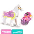 Конструктор «Розовая мечта: прогулка на карете», 99 деталей - Фото 2