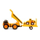 Машина инерционная «Самосвал» с техникой, МИКС - фото 24710053