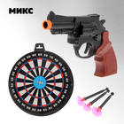 Пистолет «Сержант», с мишенью, стреляет присосками, МИКС - Фото 4