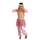 Карнавальный костюм «Ясмин», цвет розовый, р. 30, рост 110-116 см - фото 319855656