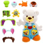 Обучающая игрушка «Мишутка», разговаривает на английском, МИКС - Фото 3