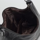 Сумка женская, отдел с перегородкой на молнии, 2 наружных кармана, цвет чёрный - Фото 5