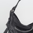 Сумка женская, отдел с перегородкой на молнии, 3 наружных кармана, цвет чёрный - Фото 4