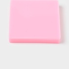 Молд для заливки Доляна «Лепнина», силикон, 5×5.5 см, 2 ячейки, розовый - Фото 4