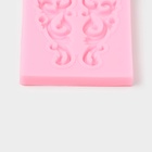 Молд для заливки Доляна «Лепнина», силикон, 5×5.5 см, 2 ячейки, розовый - Фото 5