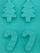 Форма для конфет и шоколада Доляна «Новый год», силикон, 21.5×10 см, 12 ячеек, бирюзовая - Фото 7