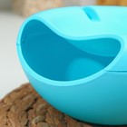 Тарелка пластиковая для семечек и орехов «Плэтэр», 20×11 см, с подставкой для телефона, цвет МИКС - фото 4581020