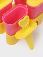 Форма для мороженого Доляна «Симпл», 4 ячейки, пластик, розовая, жёлтая - Фото 4