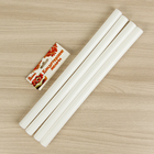 Палочки-дюбели для кондитерских изделий, d=1.8 см, 32 см, 4 шт., пластик, белые - Фото 3