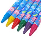 Восковые карандаши, набор 6 цветов, Смешарики - фото 9253294