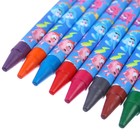 Восковые карандаши, набор 12 цветов, Смешарики - Фото 3