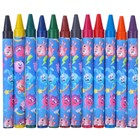 Восковые карандаши, набор 12 цветов, Смешарики - Фото 4