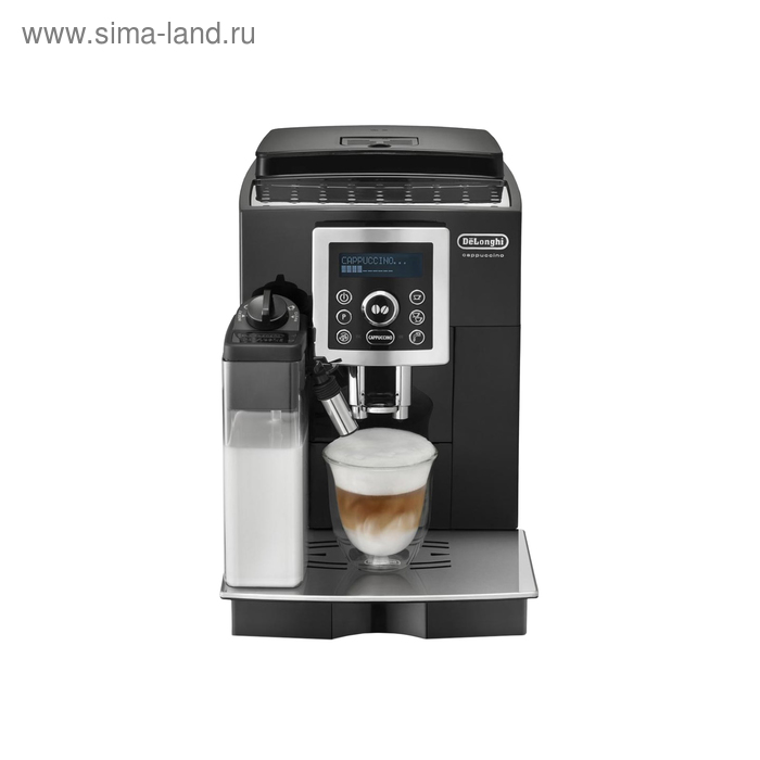 Кофемашина DeLonghi ECAM 23.460.B, автоматическая, 1450 Вт, 1.8 л, чёрная - Фото 1